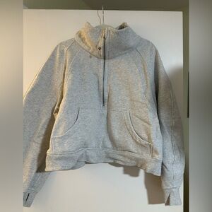 Lululemon Heather Gray Scuba Sweatshirt L/XL